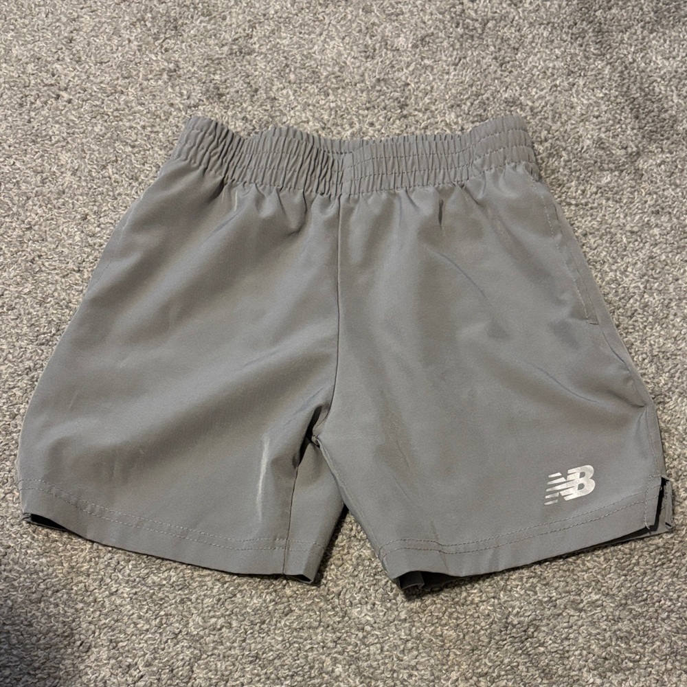 New Balance Boy’s Athletic Shorts in Gray